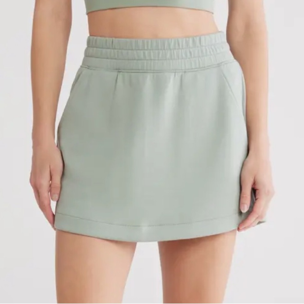 Yogalicious Soft Light Green Beautiful Comfy Classic Mini Skort
